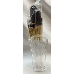 VTG Mary Kay Brush Set & Brush Holder New Old Stock 80s 90s